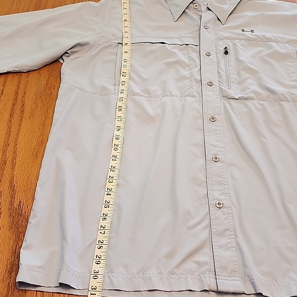 Under Armour Light Blue Short Sleeve Shirt - Picture 7 of 9